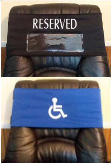 Seat Wraps (TWO STYLES) ONE SIZE FITS MOST CHAIRS